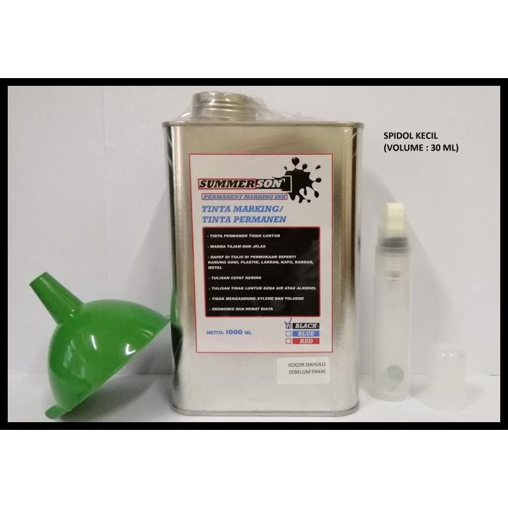 

Vanila | Tinta Permanen Marking Ink/Tinta Karung Summerson 1 Liter-Spidol Kecil