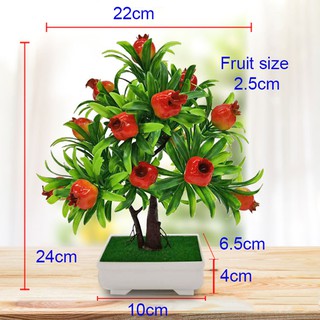  Pot  Tanaman  Bunga Bonsai Artifisial untuk Hiasan 