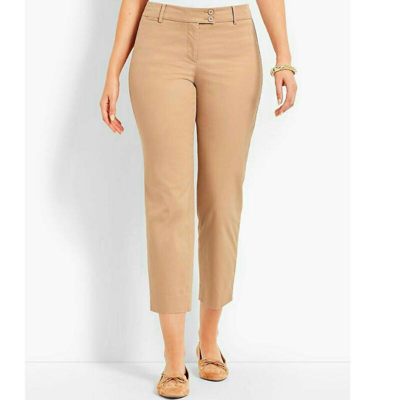 Celana Wanita Talbots The Perfect Croup Curvy Chino Wanita Celana Bahan Branded Original