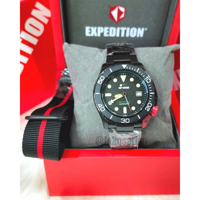 Expedition Automatic Original E6809M Rantai Cowok Pria