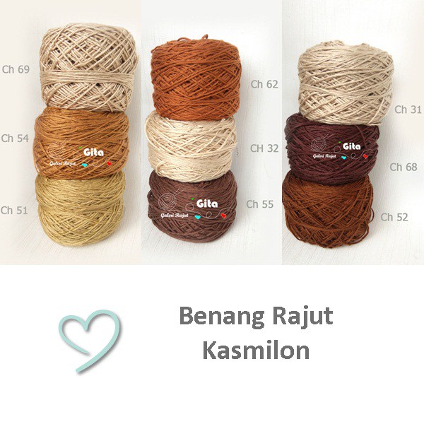 Benang Rajut Soft Akrilik (Kasmilon)