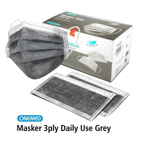 Masker Onemed 3 ply Non Medis 50 pcs/Masker Onemed Non medis 50 pcs