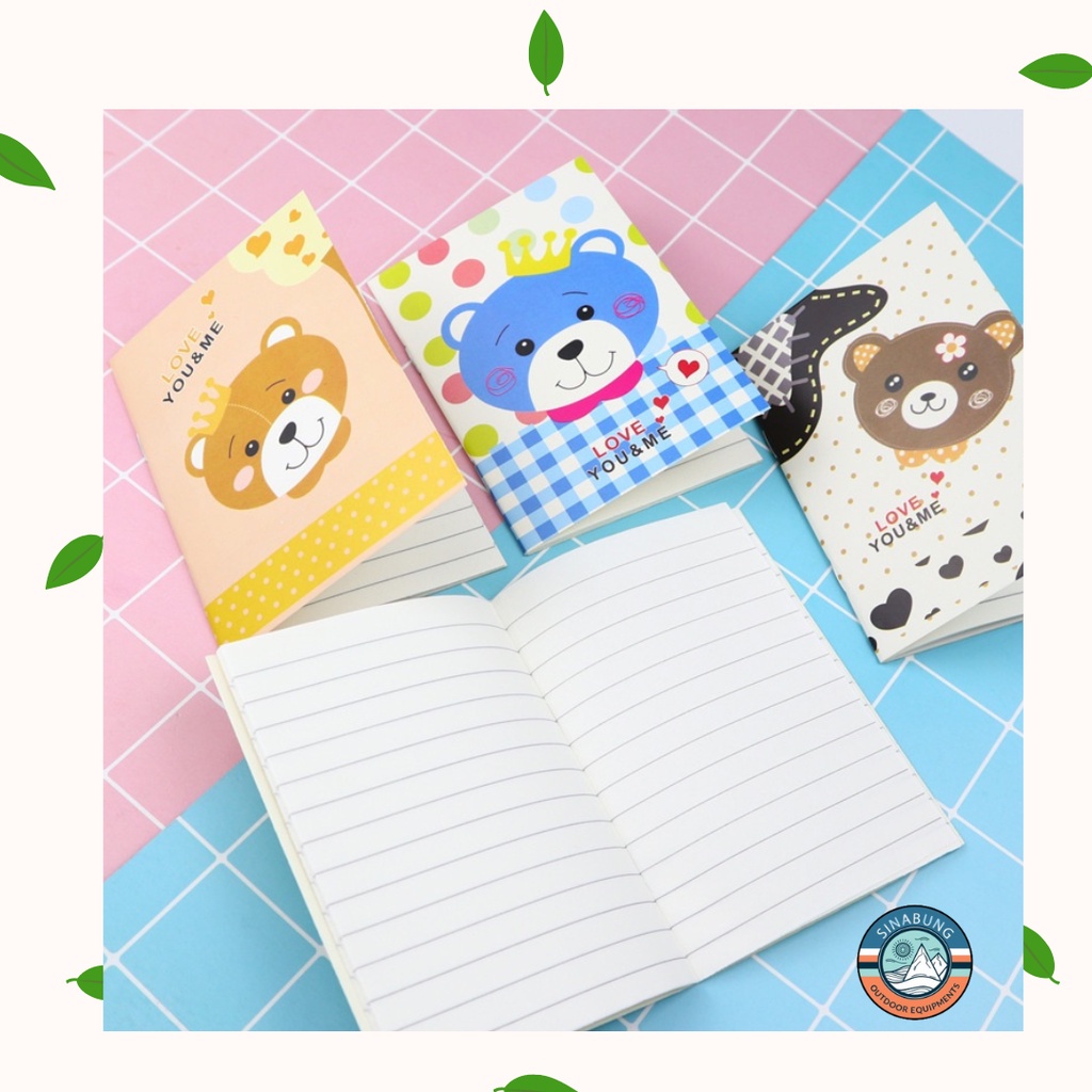 

STT Buku Tulis Mini Motif Kartun Note Book Mini Cartoon Mini Book Notepad Karakter Buku Tulis Memo Kecil Murah Import