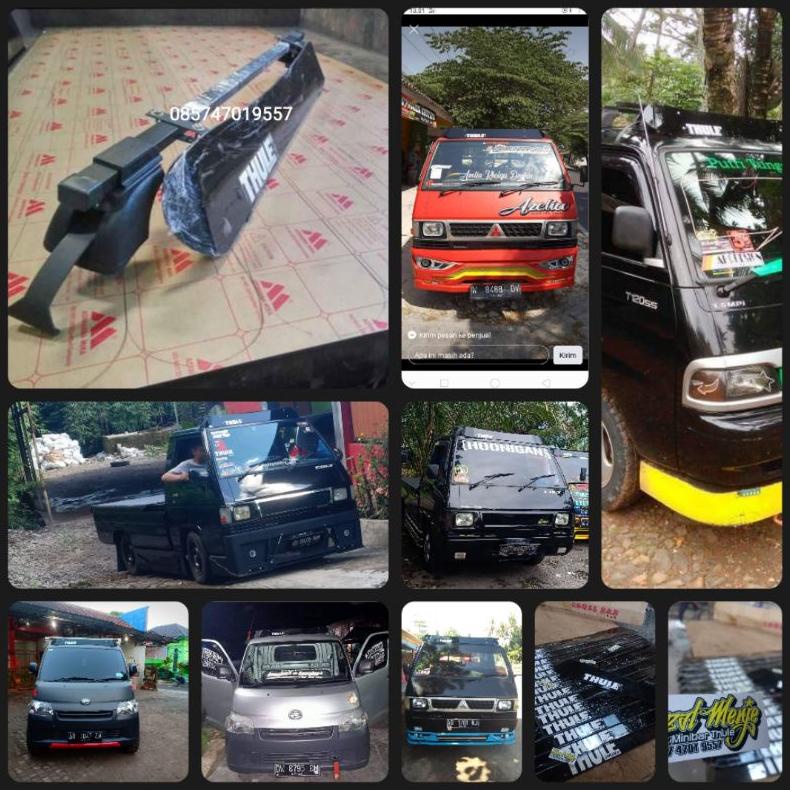 [[BISA COD]] Thule dan crosbar murah L300 carry Grandmax DLL ALL universal mobil