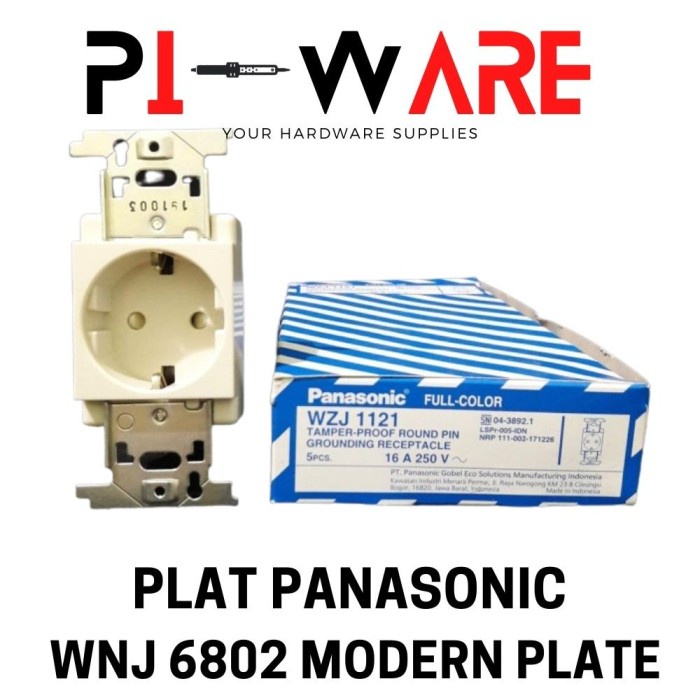 Panasonic WZJ 1121 Stop Kontak Arde Model Lama