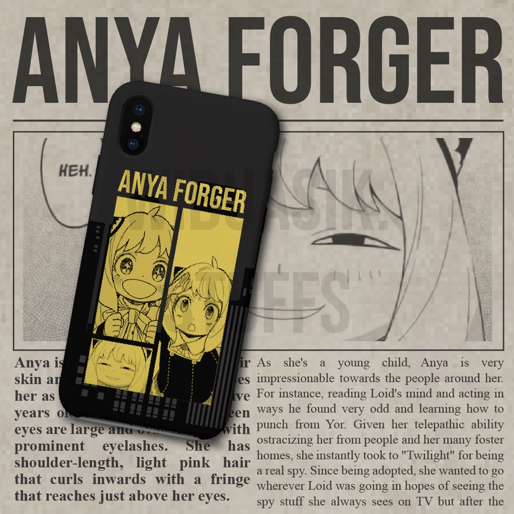 Case Anime Spy x Family Anya Forger