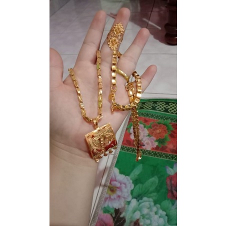 set padi 5suku lapis emas24k