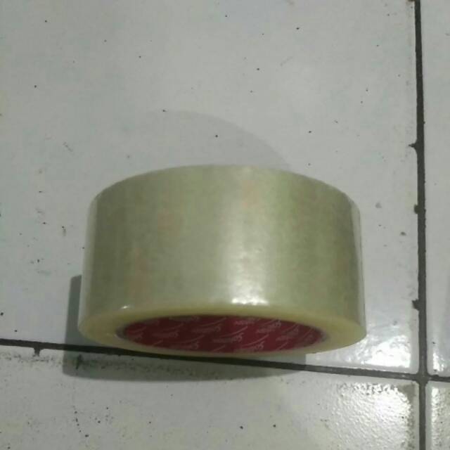 Lakban bening, brand solatape diameter tebal kualitas seperti daimaru 2 inch panjang 100 yard