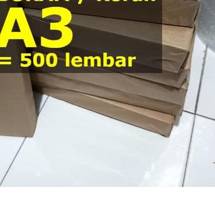 

℗ A3 Kertas Buram Koran A 3 1 rim 500 Lembar Polos ♜
