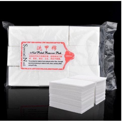 NAIL WIPES RED LABEL TEBAL / KAPAS TANPA SERAT NAIL ART NAIL WIPE COTTON