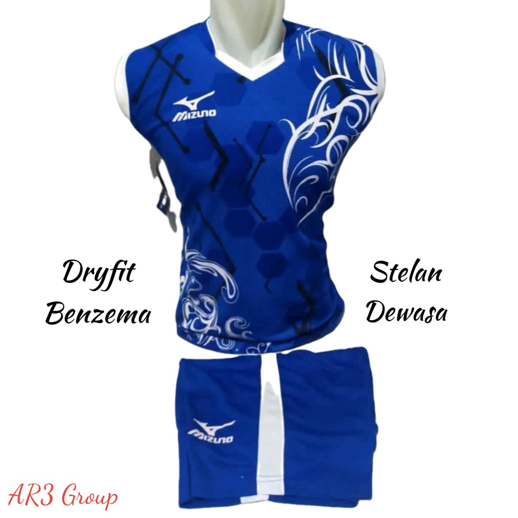 Baju stelan olahraga baju volly baju badminton baju bulutangkis baju olahraga motif terbaru