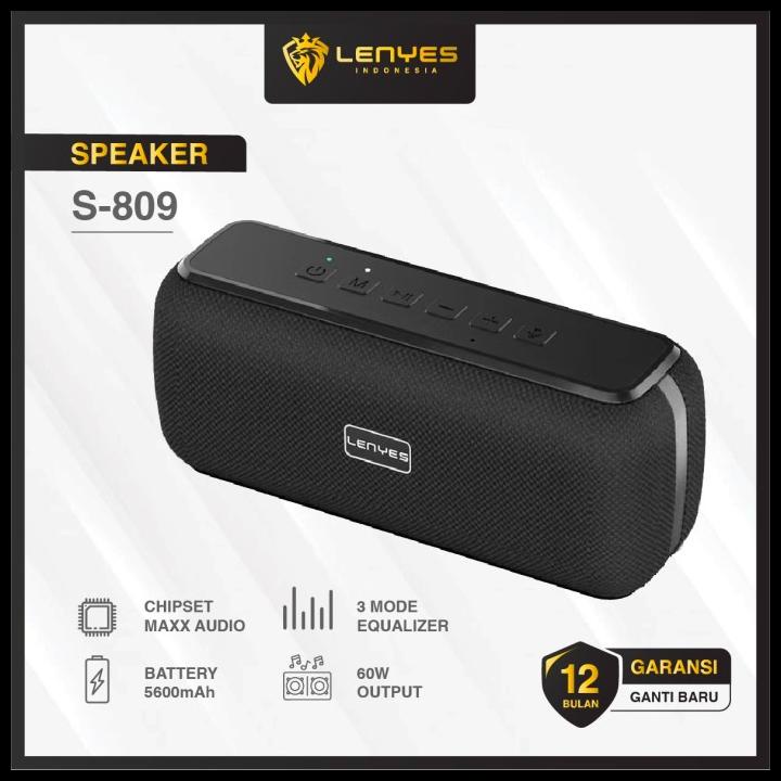 Lenyes S809 60W Maxxaudio Dsp Wireless Speaker Powerfull Bass