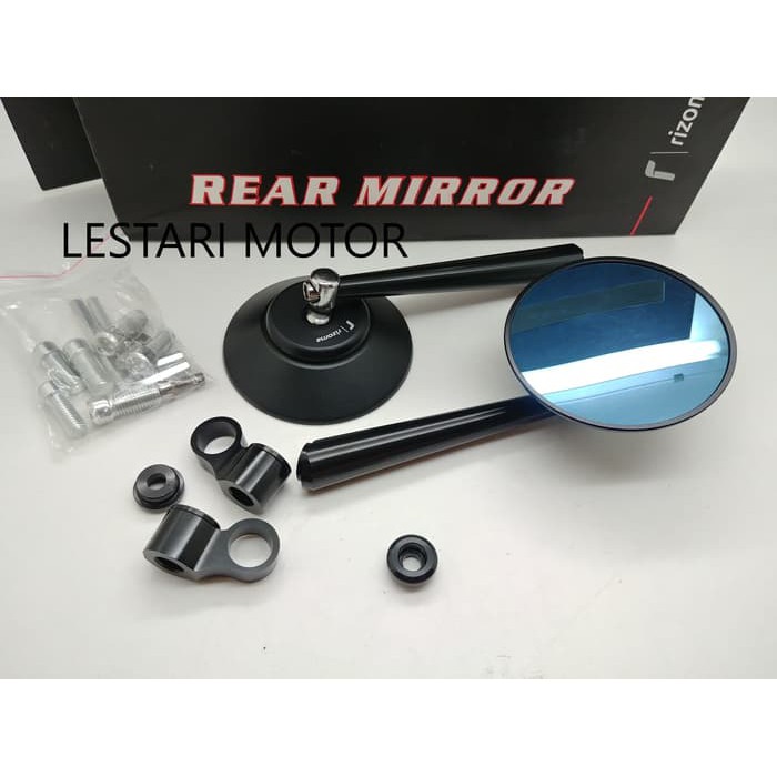 Spion Rizoma Classic W175 Vespa Bulat CNC Aluminium