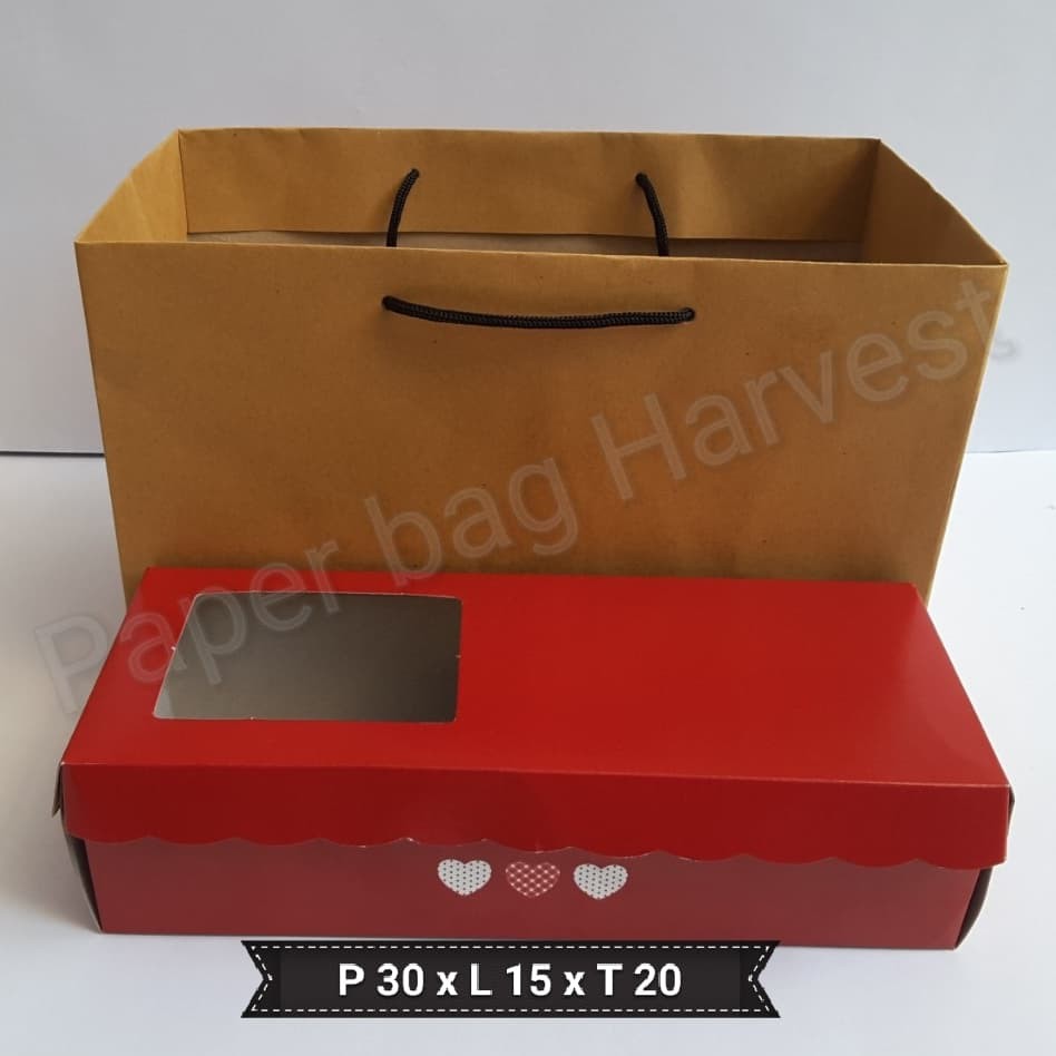 

Paper bag untuk kotak spiku, roll tart