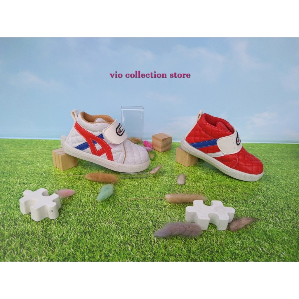 PROMO - SEPATU BALITA - SEPATU BABY - SEPATU ANAK PRIA - SEPATU MURAH - MODEL GARIS - C05 - SNEAKER