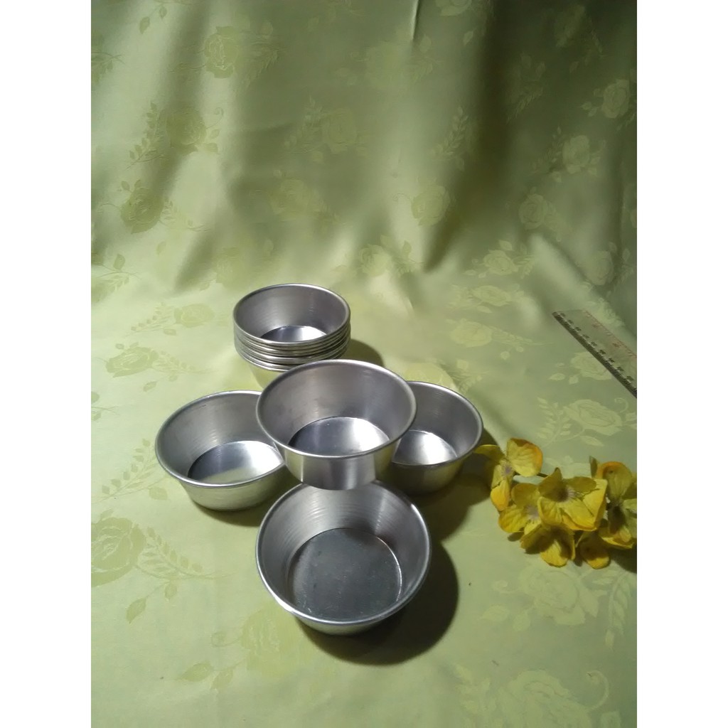 Alumunium Cetakan Kue Bolu Mini 6.8 cm / Cetakan Kue Loyang Kue Muffin Cup(isi 12pcs)