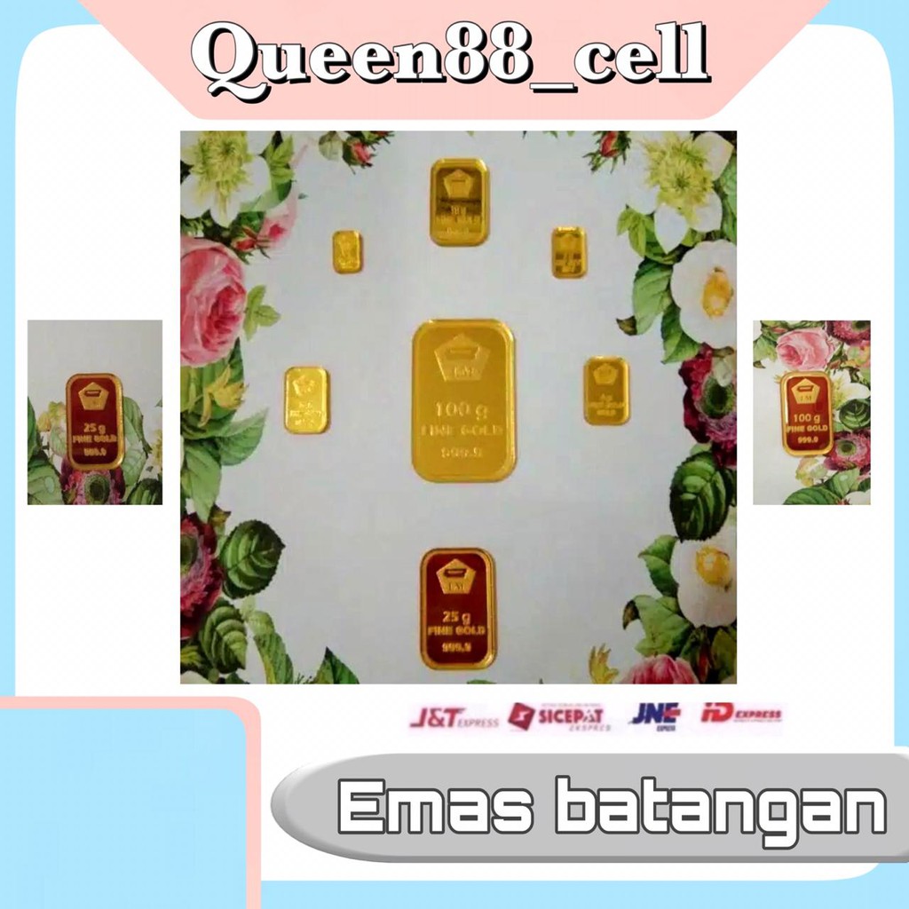 Emas batangan fine gold (replika)