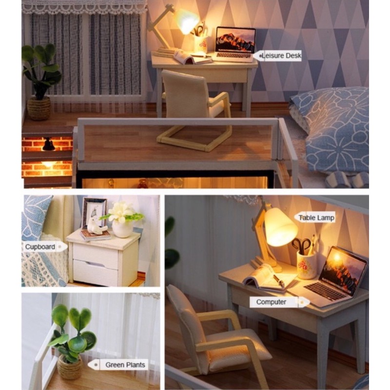 DIY house miniature / DIY miniature doll house / DIY rumah 3D