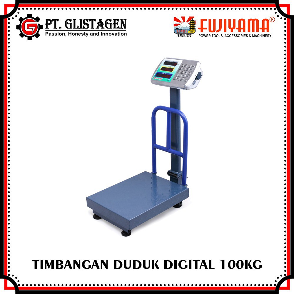 Timbangan Duduk Pagar 100kg / Timbangan Duduk digital 100kg Fujiyama