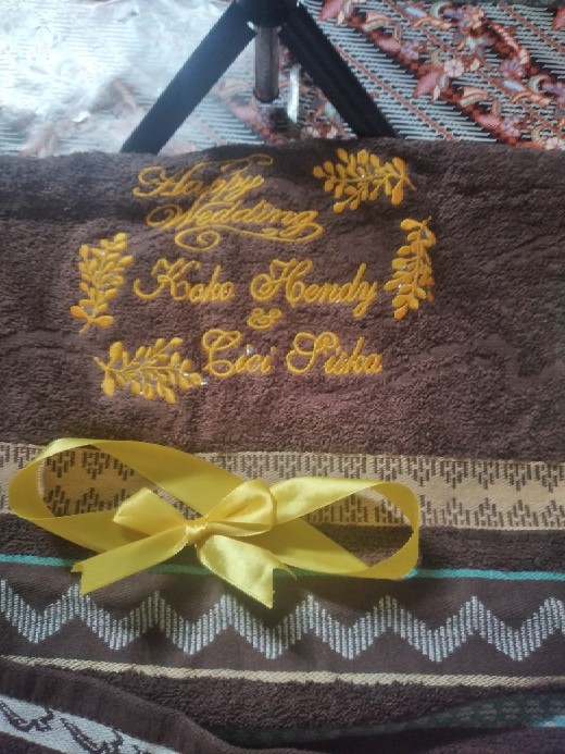 Handuk Bordir Satuan + Box