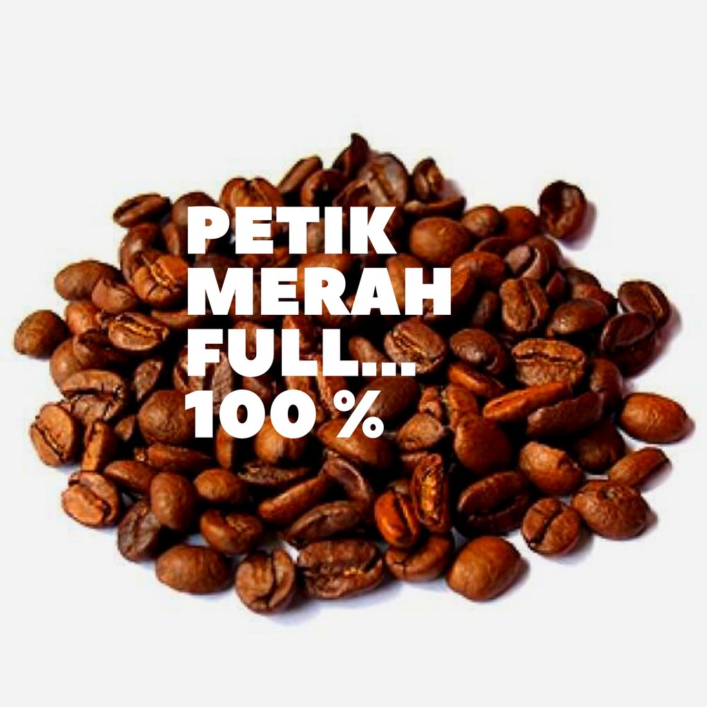 

Gold coffee Kopi Roast Bean Sangrai Robusta Petik Merah Lampung Sumatra.