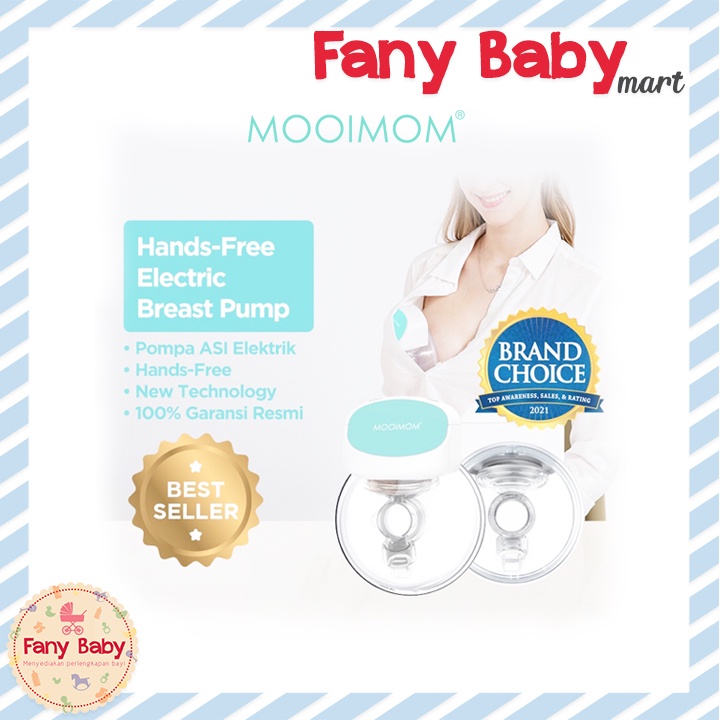 MOOIMOM WIRELESS HANDS FREE ELECTRIC BREAST PUMP