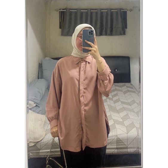 1KG MUAT 5PCS | HAZEL BLOUSE AIRFLOW CRINKLE HITS OOTD SELEBGRAM FASHION WANITA TERBEST SELLER