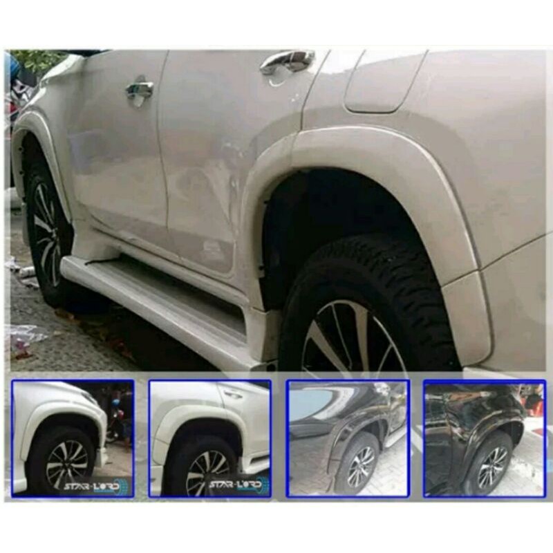 fender over fender all new Pajero 2016