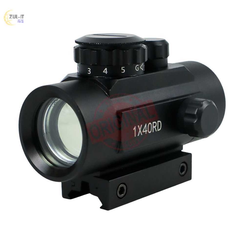 Bushnell Tactical Red Dot Laser Gun Optical Sight Mount - 1x40rd