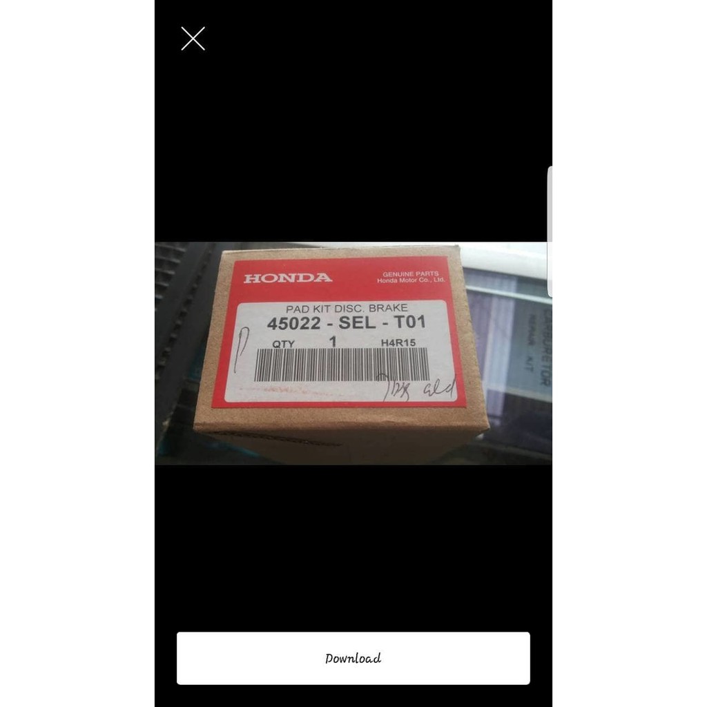 KAMPAS REM DEPAN BRIO NISSIN