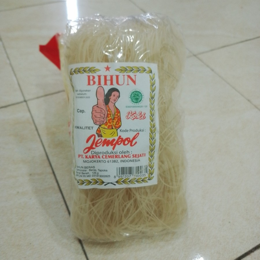 

Bihun Beras cap JEMPOL - 1 pcs (125 gr)