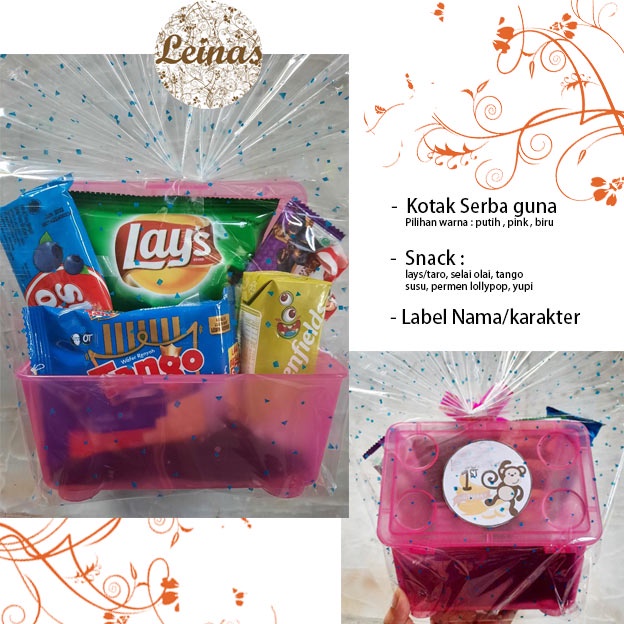 

Goody Bag Ulang Tahun / Goodybag Box Dengan Snack / Hampers Ulang tahun