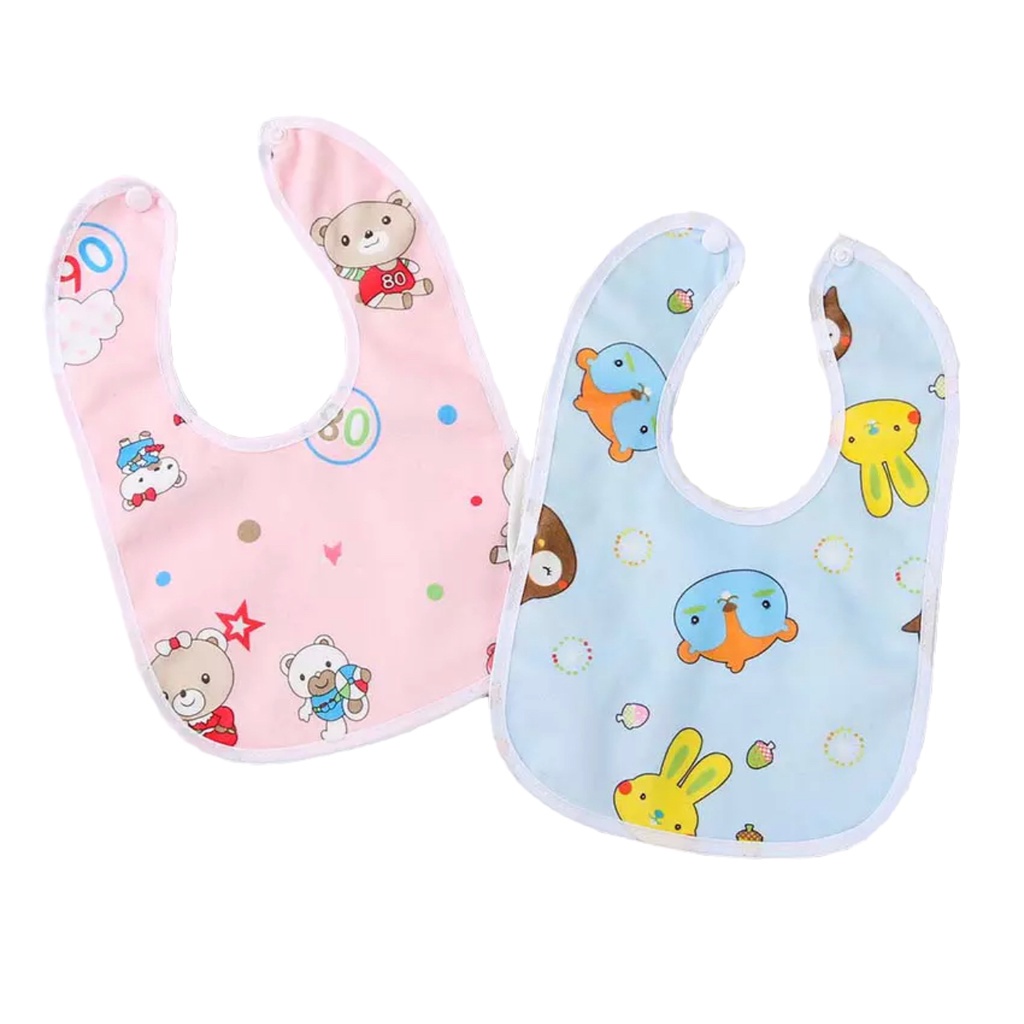 [EIKE] CELEMEK MAKAN BAYI WATERPROOF / SLABBER BAYI ANTI AIR / BABY BIBS / BIBS / HANDUK LIUR BAYI