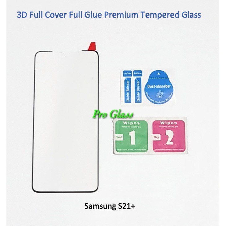 Samsung S21 S21 PLUS S21 ULTRA FLEXIBLE FULL COVER GLUE Tempered Glass