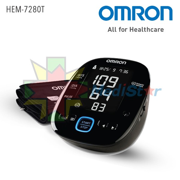 Jual OMRON Tensimeter Blood Pressure Monitor HEM 7280T (Bluetooth