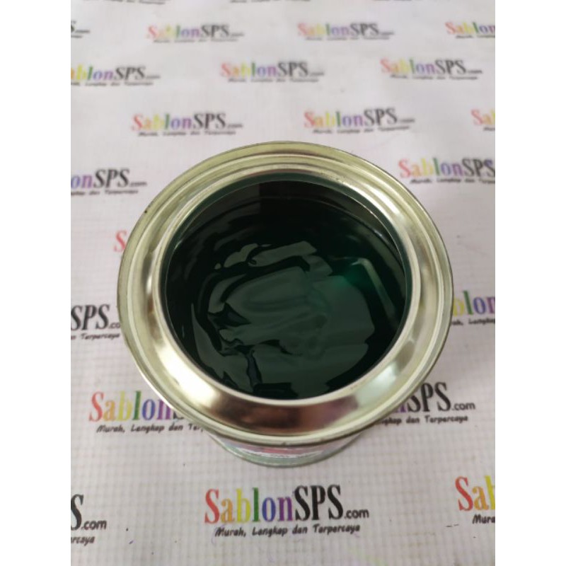 TINTA SABLON GELAS BESI /METAL 200GR HIJAU LEAF GREEN BASIS MINYAK SOLVENT