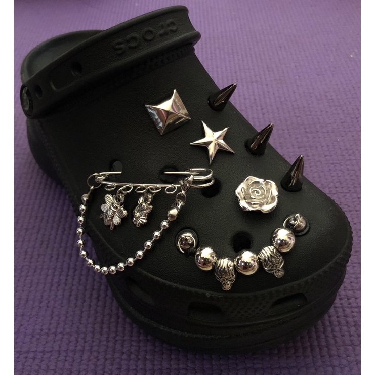 Jibbitz DIY | Jibbitz crocs metal | crocs charms aksesoris