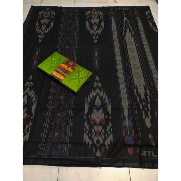 Sarung Atlas Idaman Kembang motif BHS Black Series ( SKL SJE SGE SGS SWL )