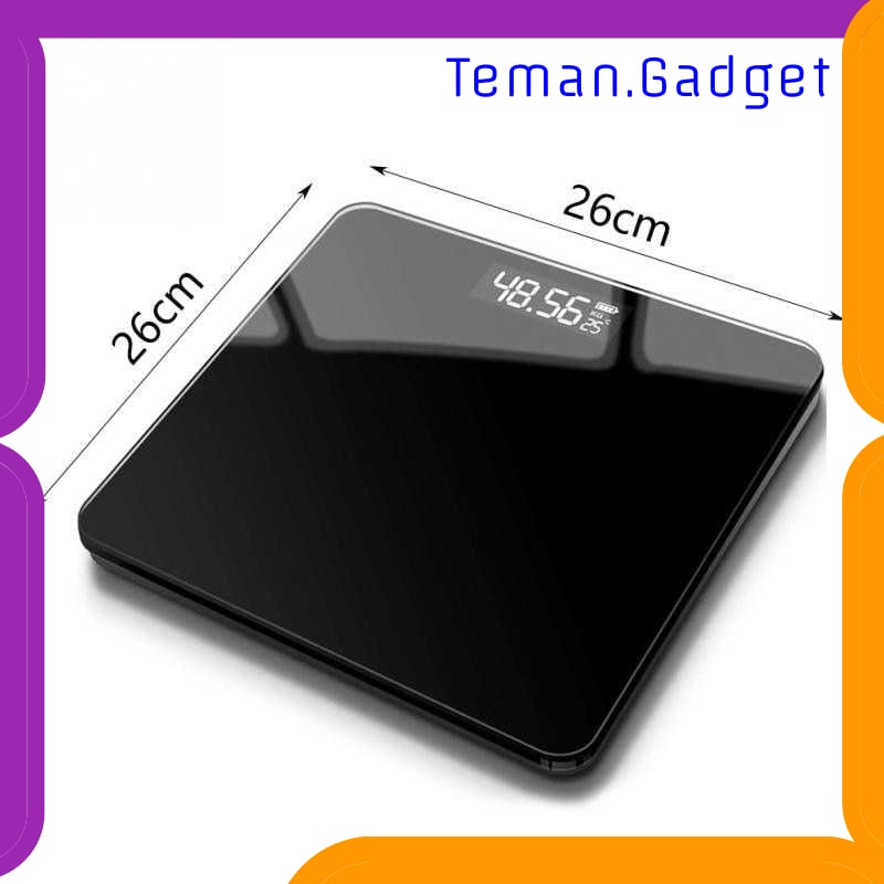 TG-FE336 TAFFWARE TIMBANGAN BADAN DIGITAL + TEMPERATURE USB RECHARGEABLE SC-12U