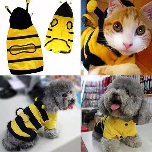 Baju Kucing/ Anjing Bee/ Model Lebah
