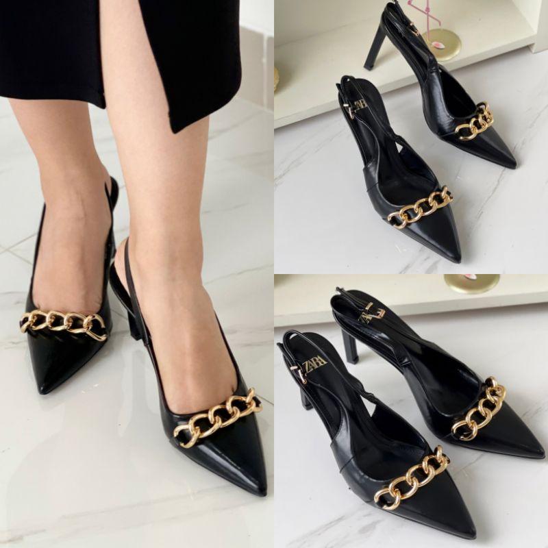 Zara Heels 7cm Selop S16066