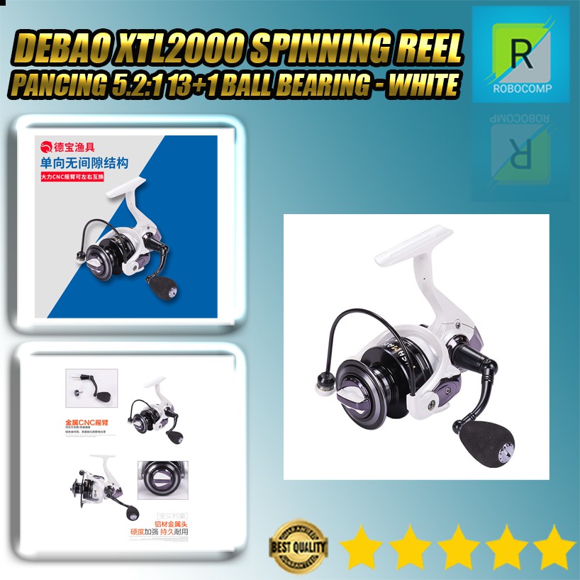 Reel Pancing 5.2:1 13+1 Ball Bearing Debao XTL2000 Spinning