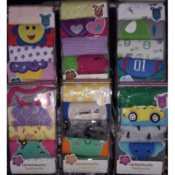 Baju Jumper Lengan Pendek 5 in 1 - Carter Bluefly