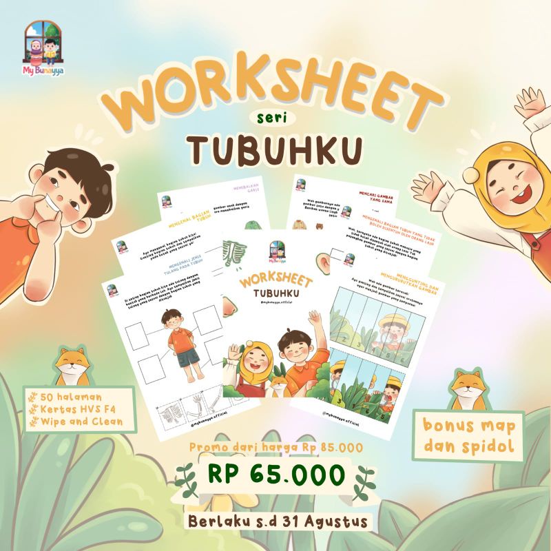 WORKSHEET TUBUHKU