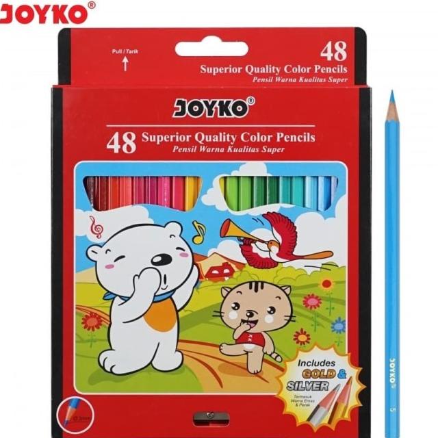 

Color Pencil / Pensil Warna Joyko Cp-48Pb / 1 Set 48 Warna