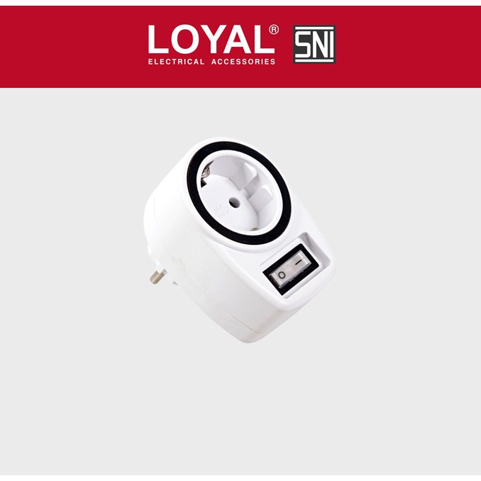 Loyal Colokan Steker stop kontak saklar listrik Loyal Ly932