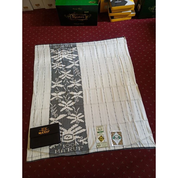 (LIMITED EDITION) SARUNG MA'RUF TBL PUTIH ORIGINAL