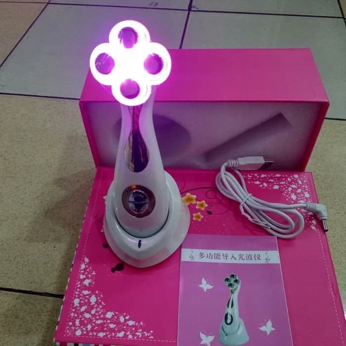 Instrumen alat Kecantikan setrika wajah penetrasi serum RF & EMS messo