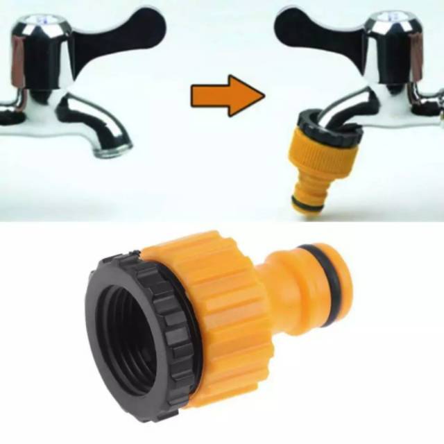 Nipple Nipel Konektor Pompa DC 1/2&quot; or 3/4&quot; Konektor Selang Kran Air