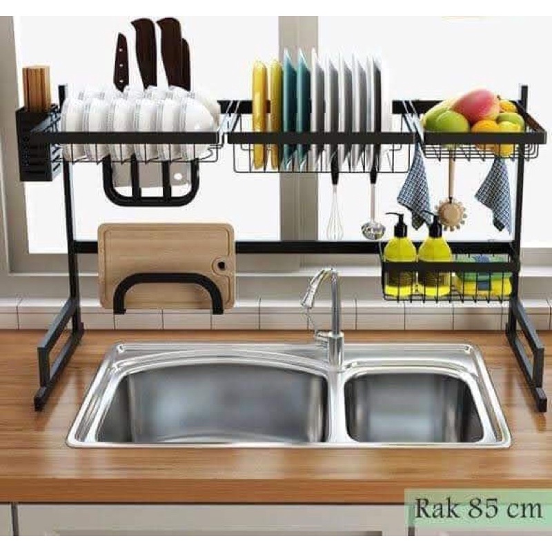rak cuci piring wastafel 85cm
